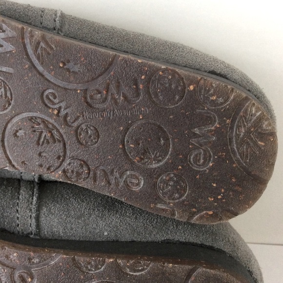 EMU Australian Suede Leather Sheepskin Sz 5 - Picture 9 of 11